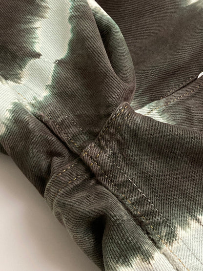 【中古品】【メンズ】 SOUTH2WEST サウスツーウエストエイト TIE-DYE HALF PANT ハーフパンツ ボトムス 151-250628-AS-8-min サイズ：M カラー：ブラウン系 万代Net店