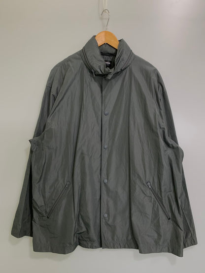 【中古品】【メンズ】 BALENCIAGA バレンシアガ UP57 2018 02247 NYLON LONG JACKET ナイロンロングジャケット 141-250630-ks-11-min サイズ：50 カラー：グレー 万代Net店