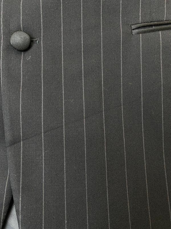 【中古品】【メンズ】 RALPH LAUREN ラルフローレン LAUREN ローレン TAILORED JACKET テイラード ジャケット メンズ ウエア シングル 146-250704-em-08-min サイズ：43R カラー：ブラック 万代Net店