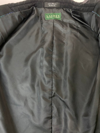 【中古品】【メンズ】 RALPH LAUREN ラルフローレン LAUREN ローレン TAILORED JACKET テイラード ジャケット メンズ ウエア シングル 146-250704-em-08-min サイズ：43R カラー：ブラック 万代Net店