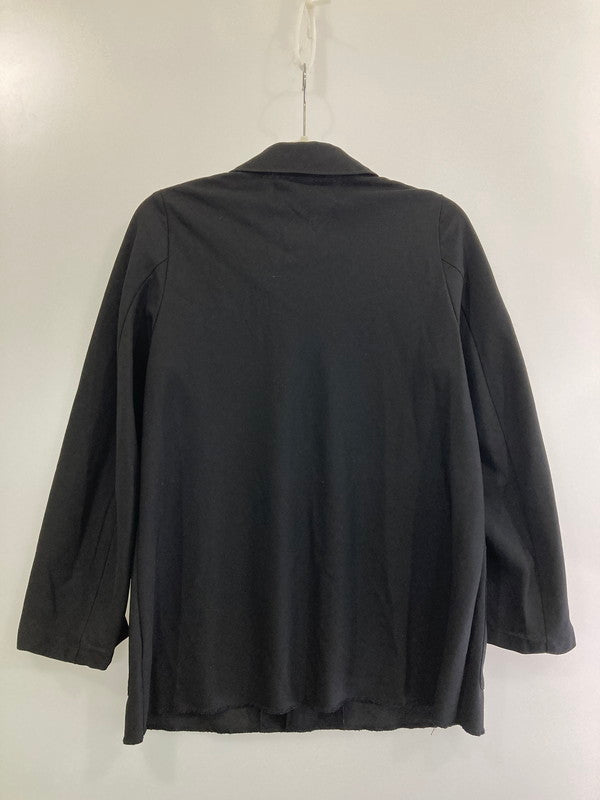 【中古品】【レディース】 tricot COMME des GARCONS トリココムデギャルソン TJ-10017M SHIRT JACKET シャツジャケット スリークオータースリーブ 170-250630-AS-1-min サイズ：M カラー：ブラック 万代Net店