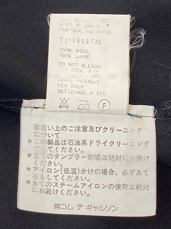 【中古品】【レディース】 tricot COMME des GARCONS トリココムデギャルソン TJ-10017M SHIRT JACKET シャツジャケット スリークオータースリーブ 170-250630-AS-1-min サイズ：M カラー：ブラック 万代Net店