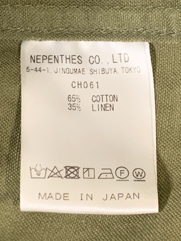 【現状渡し品】【メンズ】 Needles ニードルス CH061 PULLOVER PARKA C L CANVAS プルオーバーパーカー 140-250630-ks-17-min サイズ：XS カラー：オリーブ系 万代Net店