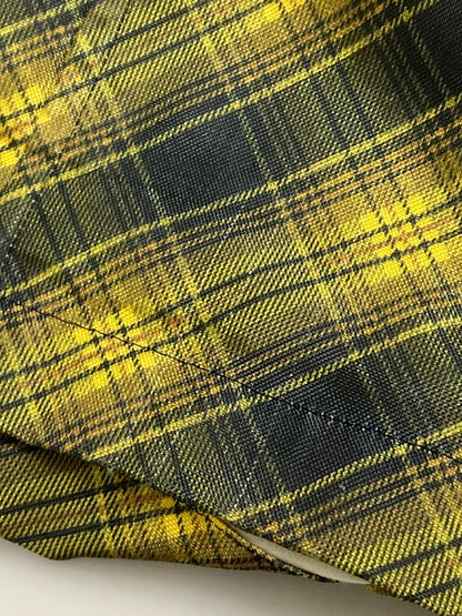 【中古品】【メンズ】 COMME des GARCONS HOMME PLUS コムデギャルソンオムプリュス PJ-10065S 97SS チェック期 TAILORED JACKET テーラードジャケット ライトアウター 140-250628-AS-1-min サイズ：S カラー：ブラック/イエロー系 万代Net店