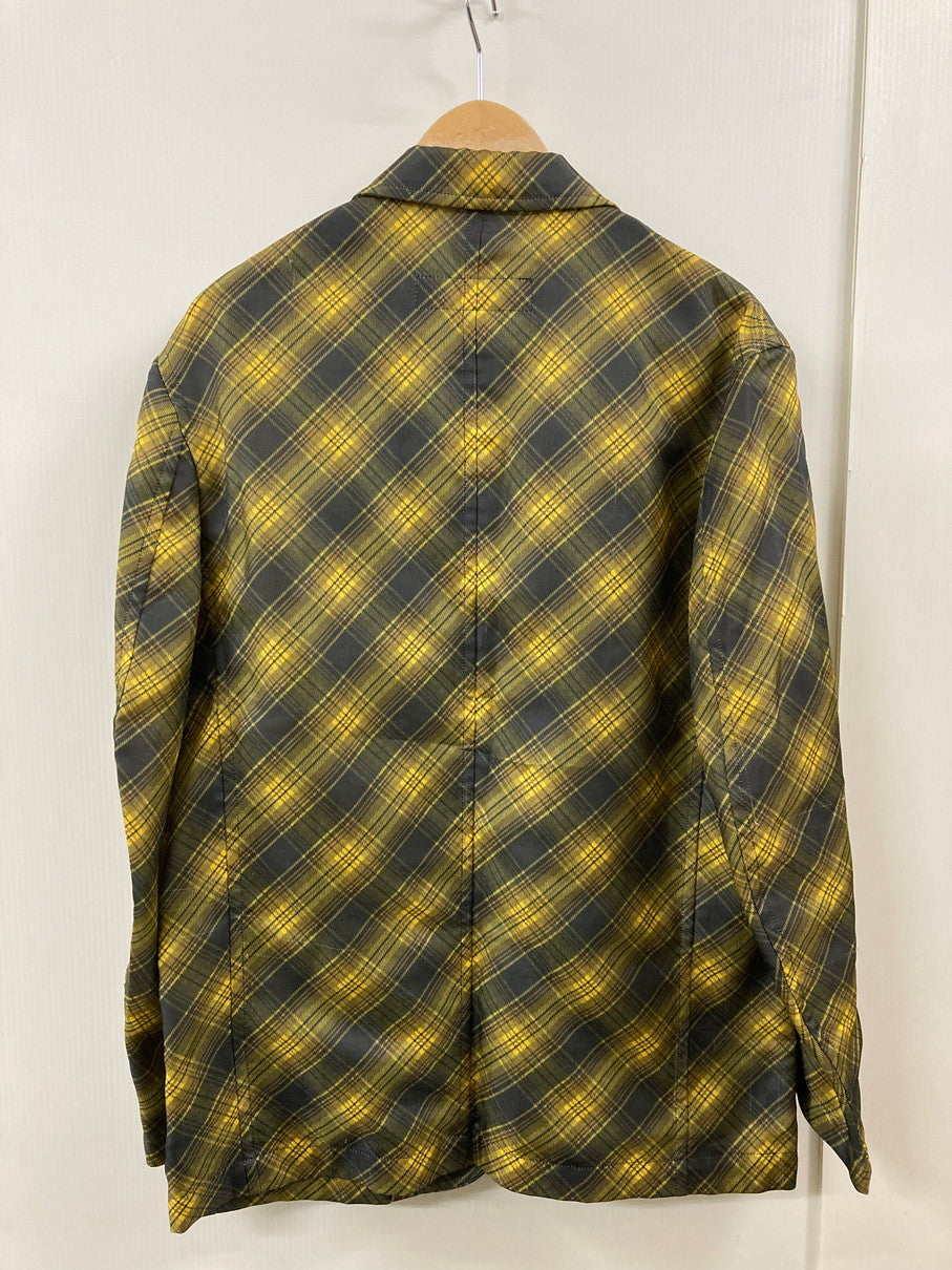【中古品】【メンズ】 COMME des GARCONS HOMME PLUS コムデギャルソンオムプリュス PJ-10065S 97SS チェック期 TAILORED JACKET テーラードジャケット ライトアウター 140-250628-AS-1-min サイズ：S カラー：ブラック/イエロー系 万代Net店