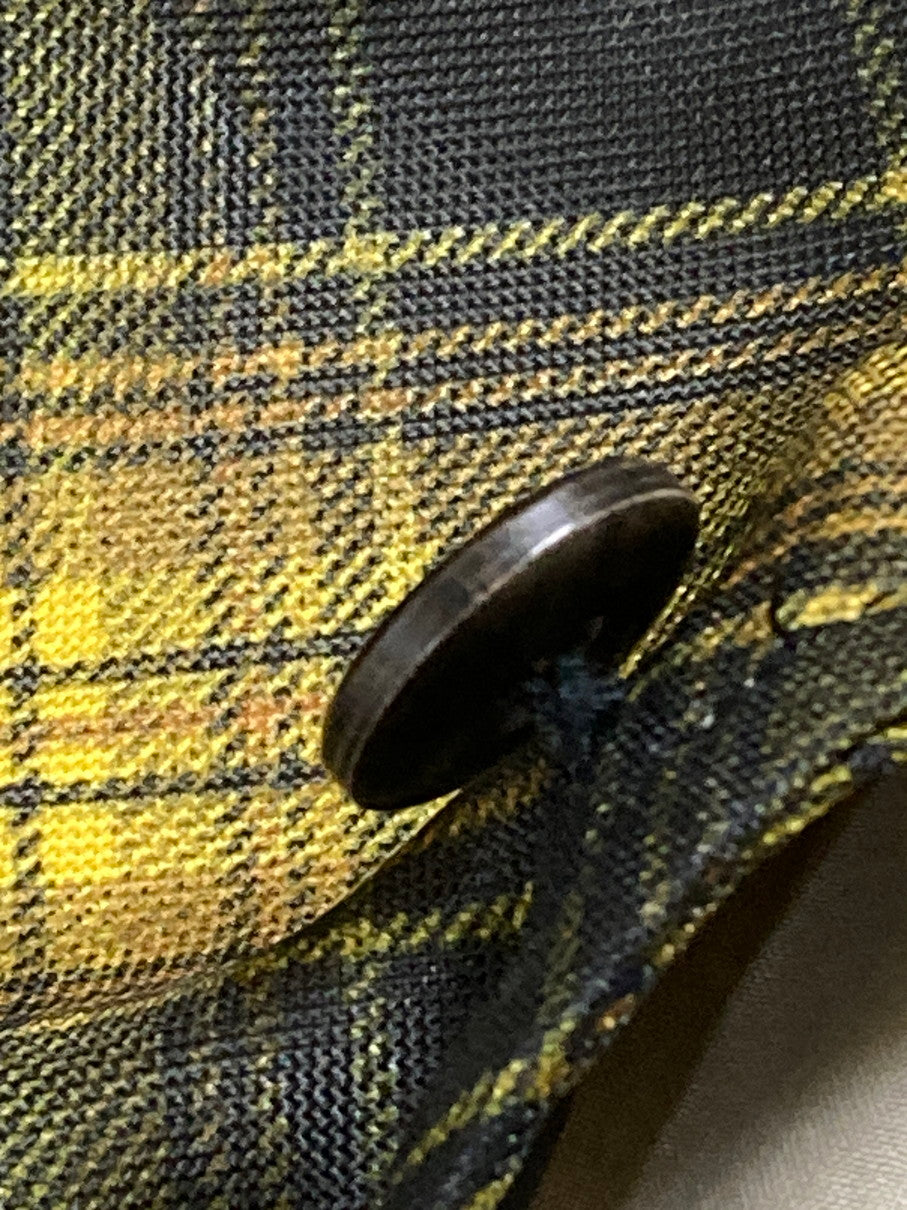 【中古品】【メンズ】 COMME des GARCONS HOMME PLUS コムデギャルソンオムプリュス PJ-10065S 97SS チェック期 TAILORED JACKET テーラードジャケット ライトアウター 140-250628-AS-1-min サイズ：S カラー：ブラック/イエロー系 万代Net店