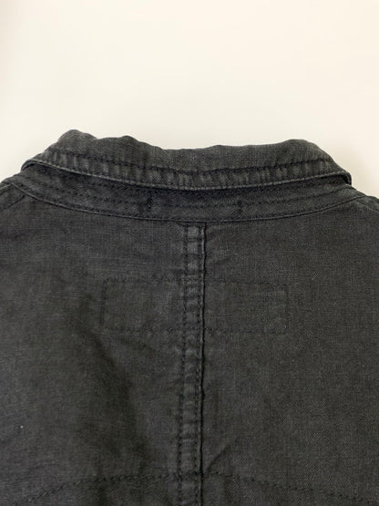 【現状渡し品】【メンズ】 COMME des GARCONS HOMME コムデギャルソンオム HO-J068 AD2004 LS LINEN JACKET リネンジャケット 140-250630-ks-10-min サイズ：S カラー：ブラック 万代Net店