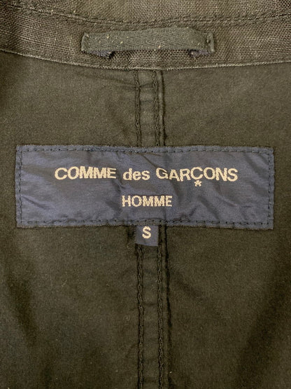 【現状渡し品】【メンズ】 COMME des GARCONS HOMME コムデギャルソンオム HO-J068 AD2004 LS LINEN JACKET リネンジャケット 140-250630-ks-10-min サイズ：S カラー：ブラック 万代Net店