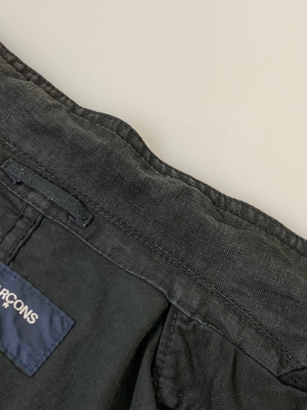 【現状渡し品】【メンズ】 COMME des GARCONS HOMME コムデギャルソンオム HO-J068 AD2004 LS LINEN JACKET リネンジャケット 140-250630-ks-10-min サイズ：S カラー：ブラック 万代Net店