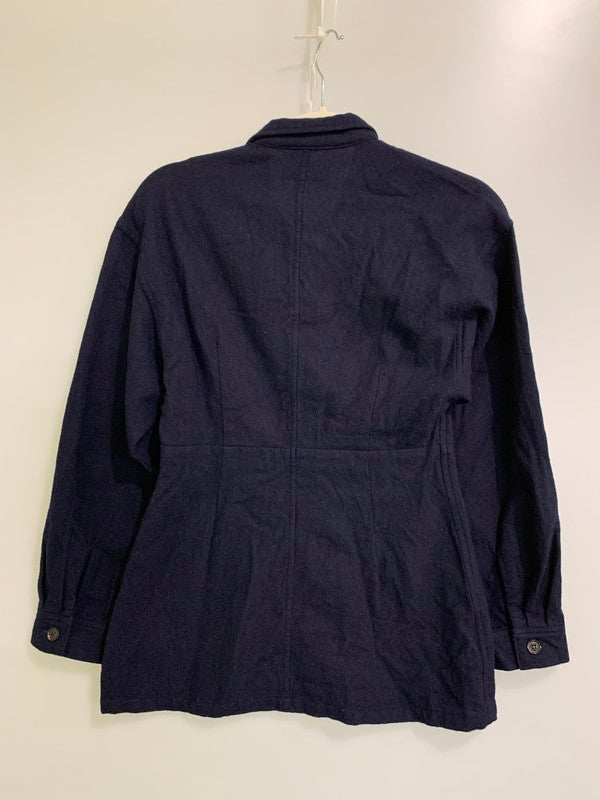 【中古品】【レディース】 Y's ワイズ YI-B56-115 97AW 日本製 LS WOOL JACKET ウールジャケット 168-250630-ks-15-min サイズ：不明 カラー：ネイビー 万代Net店