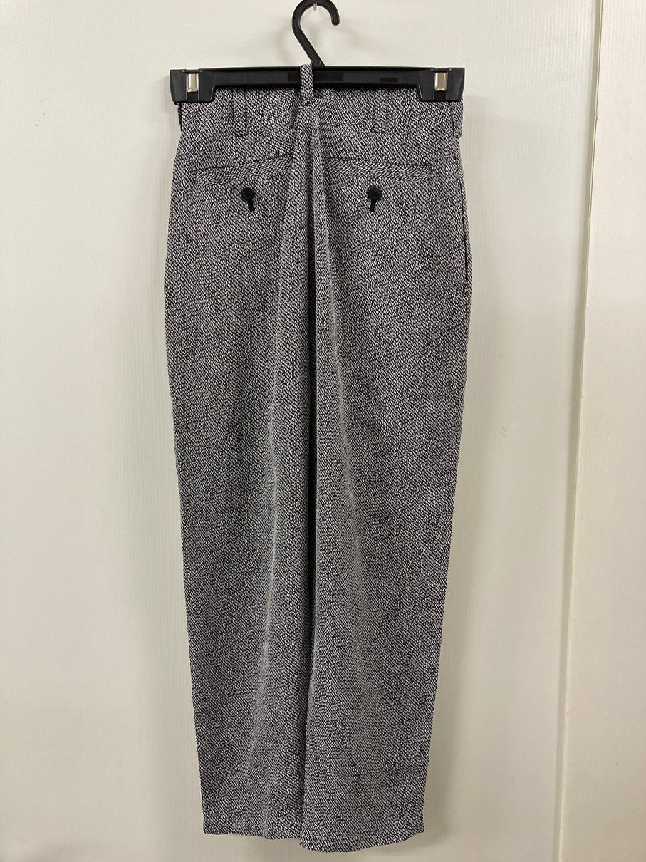 【中古品】【レディース】 ISSEY MIYAKE イッセイミヤケ IM61-FF120 90S RAYON PANTS ナイロンパンツ ボトムス 168-250628-AS-7-min サイズ：S カラー：ブラック/ホワイト 万代Net店