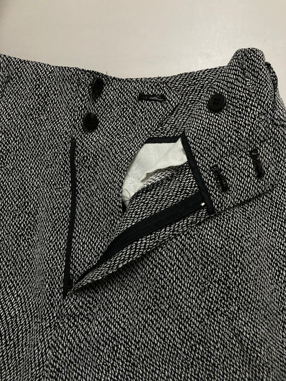 【中古品】【レディース】 ISSEY MIYAKE イッセイミヤケ IM61-FF120 90S RAYON PANTS ナイロンパンツ ボトムス 168-250628-AS-7-min サイズ：S カラー：ブラック/ホワイト 万代Net店