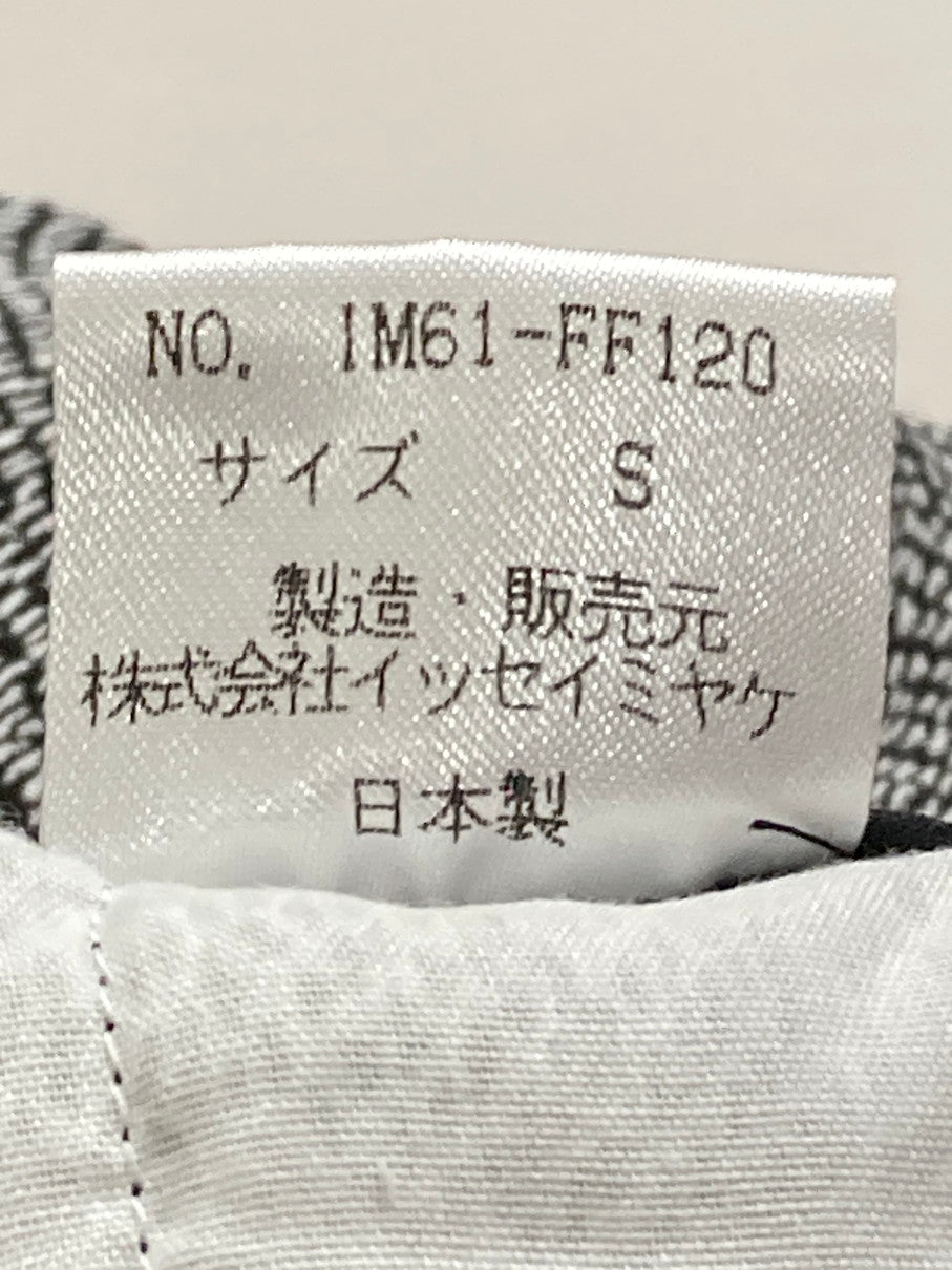 【中古品】【レディース】 ISSEY MIYAKE イッセイミヤケ IM61-FF120 90S RAYON PANTS ナイロンパンツ ボトムス 168-250628-AS-7-min サイズ：S カラー：ブラック/ホワイト 万代Net店