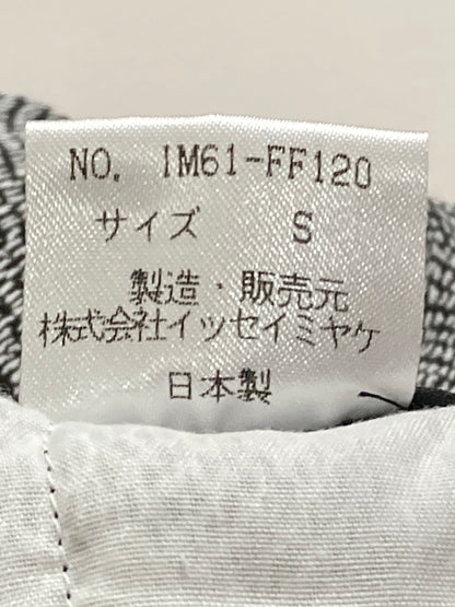 【中古品】【レディース】 ISSEY MIYAKE イッセイミヤケ IM61-FF120 90S RAYON PANTS ナイロンパンツ ボトムス 168-250628-AS-7-min サイズ：S カラー：ブラック/ホワイト 万代Net店