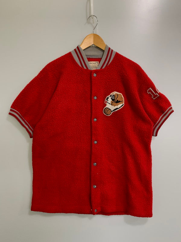 【中古品】【メンズ】 Champion チャンピオン 60S KNITWEAR SNAP BUTTON JACKET スナップボタンジャケット 146-250630-ks-14-min サイズ：XL カラー：レッド 万代Net店