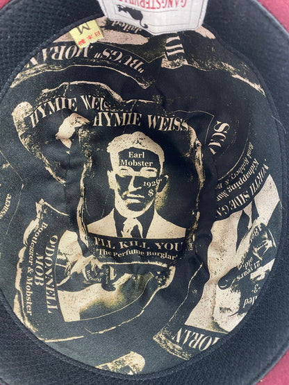 【中古品】【メンズ/レディース】 GANGSTERVILLE ギャングスタービル BOWLER HAT ボーラー ハット 帽子 日本製 185-250701-em-09-min サイズ：M カラー：ワインレッド系 万代Net店