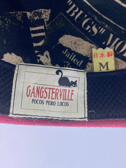 【中古品】【メンズ/レディース】 GANGSTERVILLE ギャングスタービル BOWLER HAT ボーラー ハット 帽子 日本製 185-250701-em-09-min サイズ：M カラー：ワインレッド系 万代Net店