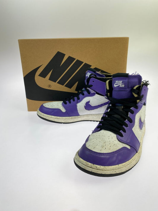 【中古品】【メンズ】 NIKE ナイキ AIR JORDAN1 ZOOM AIR CMFT DARK IRIS CT0978-501 エアジョーダン 1 ズーム コンフォート ダークアイリス スニーカー メンズ 靴 シューズ 160-250701-em-02-min サイズ：27cm カラー：DARK IRIS/WHITE-BLACK-SAIL 万代Net店