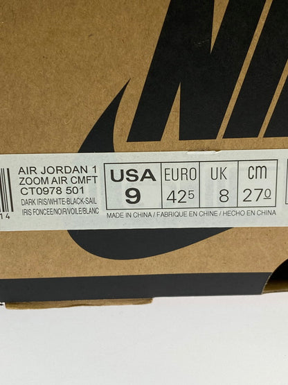 【中古品】【メンズ】 NIKE ナイキ AIR JORDAN1 ZOOM AIR CMFT DARK IRIS CT0978-501 エアジョーダン 1 ズーム コンフォート ダークアイリス スニーカー メンズ 靴 シューズ 160-250701-em-02-min サイズ：27cm カラー：DARK IRIS/WHITE-BLACK-SAIL 万代Net店