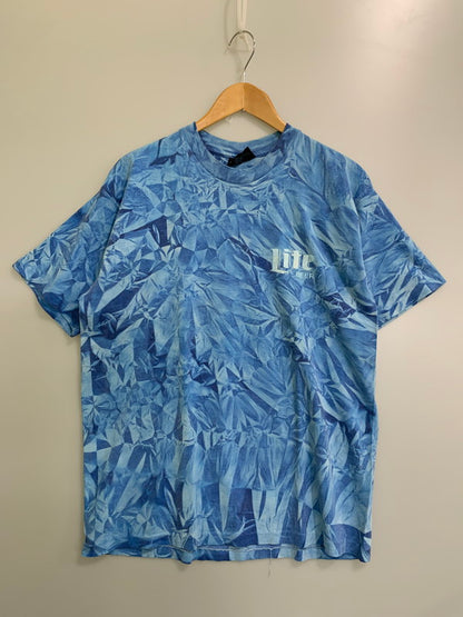 【中古品】【メンズ】 HOLOUBEK S/S TEE ショートスリーブ 総柄 Tシャツ 半袖Tシャツ トップス 146-250702-yn-26-min サイズ：XL カラー：ライトブルー 万代Net店