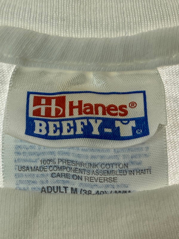 【現状渡し品】【メンズ】 HANES ヘインズ 90'S JIM FRANKLIN ARMADILLO POSTER PRINT TEE ショートスリーブ 146-250630-AS-17-min サイズ：M カラー：ホワイト 万代Net店