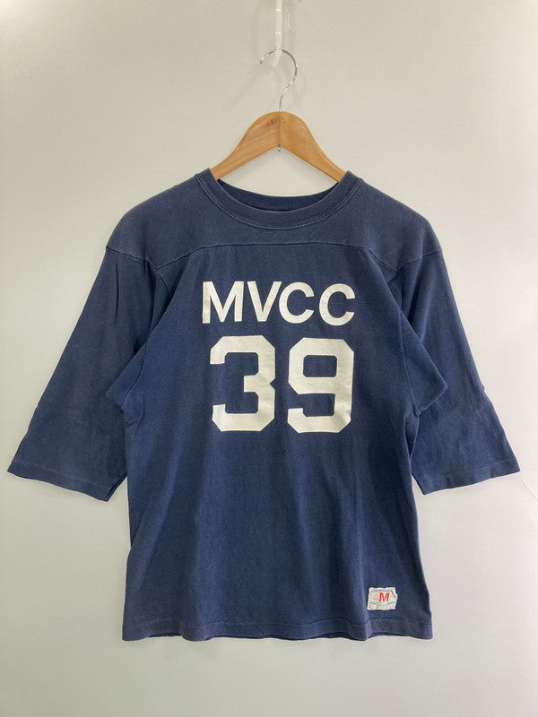 【現状渡し品】【メンズ】 Champion チャンピオン 70'S MVCC FOOTBALL TEE タタキタグ ハーフスリーブ 146-250630-AS-24-min サイズ：M カラー：ネイビー 万代Net店