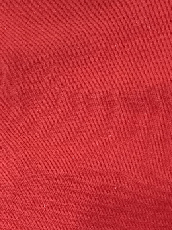 【中古品】【メンズ】 Velva Sheen ベルバシーン 70'S FOOTBALL TEE ショートスリーブ ブイネック 146-250630-AS-14-min サイズ：L カラー：レッド 万代Net店