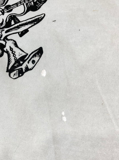 【現状渡し品】【メンズ】 GILDAN ギルダン 90-00'S DIA DE LOS MUERTOS PRINT TEE ショートスリーブ 146-250630-AS-16-min サイズ：L カラー：ホワイト 万代Net店