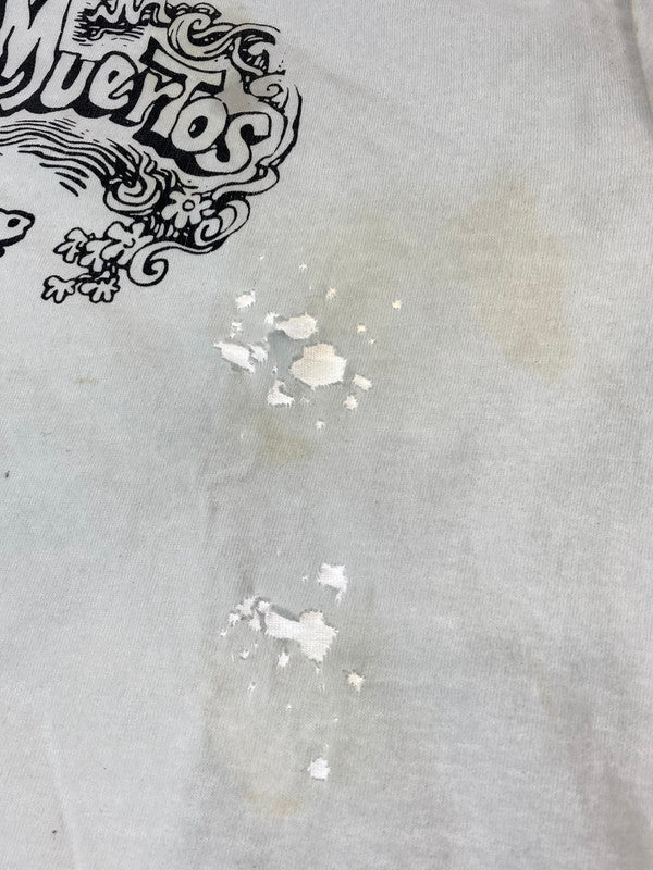 【現状渡し品】【メンズ】 GILDAN ギルダン 90-00'S DIA DE LOS MUERTOS PRINT TEE ショートスリーブ 146-250630-AS-16-min サイズ：L カラー：ホワイト 万代Net店
