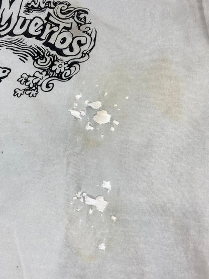【現状渡し品】【メンズ】 GILDAN ギルダン 90-00'S DIA DE LOS MUERTOS PRINT TEE ショートスリーブ 146-250630-AS-16-min サイズ：L カラー：ホワイト 万代Net店