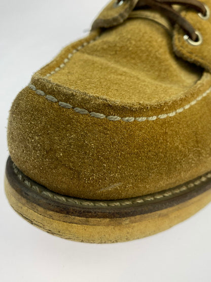 【現状渡し品】【メンズ】 RED WING レッドウィング 6-INCH CLASSIC MOC TOE BOOTS 8173 刺繍羽タグ 6インチ クラシック モック スウェード ブーツ 164-250701-em-06-min サイズ：8 カラー：ベージュ 万代Net店