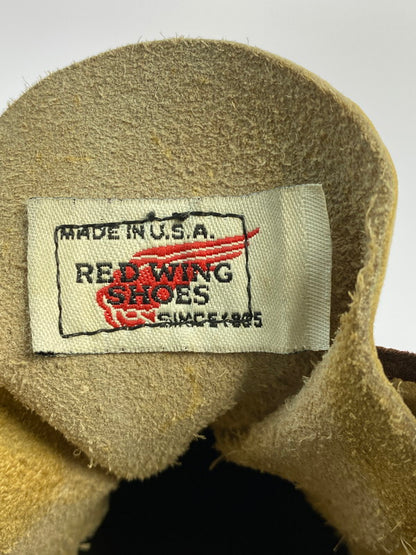 【現状渡し品】【メンズ】 RED WING レッドウィング 6-INCH CLASSIC MOC TOE BOOTS 8173 刺繍羽タグ 6インチ クラシック モック スウェード ブーツ 164-250701-em-06-min サイズ：8 カラー：ベージュ 万代Net店