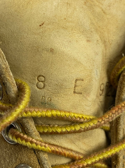 【中古品】【メンズ】 RED WING レッドウィング 8167 犬タグ 6-INCH PLAIN TOE BOOTS 靴 シューズ ブーツ 164-250708-AS-2-min サイズ：8E カラー：ベージュ 万代Net店