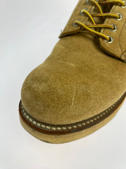 【中古品】【メンズ】 RED WING レッドウィング 8167 犬タグ 6-INCH PLAIN TOE BOOTS 靴 シューズ ブーツ 164-250708-AS-2-min サイズ：8E カラー：ベージュ 万代Net店