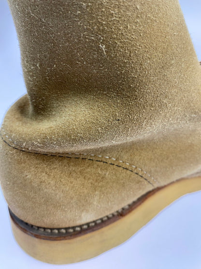 【中古品】【メンズ】 RED WING レッドウィング 8167 犬タグ 6-INCH PLAIN TOE BOOTS 靴 シューズ ブーツ 164-250708-AS-2-min サイズ：8E カラー：ベージュ 万代Net店