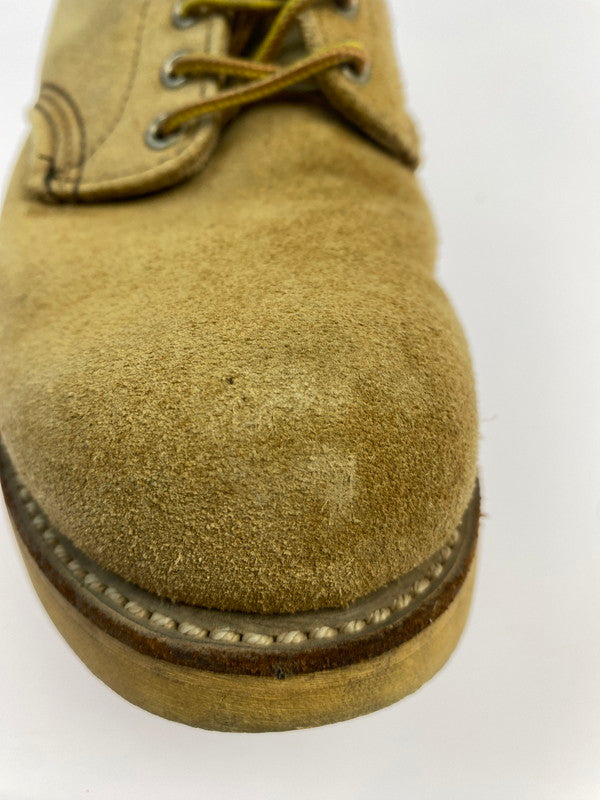 【中古品】【メンズ】 RED WING レッドウィング 8167 犬タグ 6-INCH PLAIN TOE BOOTS 靴 シューズ ブーツ 164-250708-AS-2-min サイズ：8E カラー：ベージュ 万代Net店