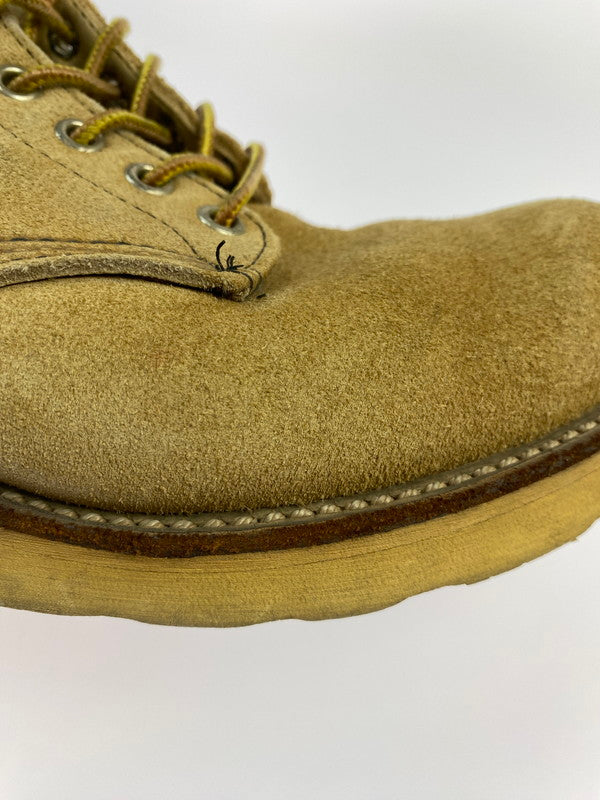 【中古品】【メンズ】 RED WING レッドウィング 8167 犬タグ 6-INCH PLAIN TOE BOOTS 靴 シューズ ブーツ 164-250708-AS-2-min サイズ：8E カラー：ベージュ 万代Net店
