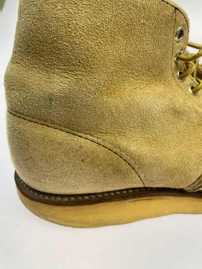 【中古品】【メンズ】 RED WING レッドウィング 8167 犬タグ 6-INCH PLAIN TOE BOOTS 靴 シューズ ブーツ 164-250708-AS-2-min サイズ：8E カラー：ベージュ 万代Net店
