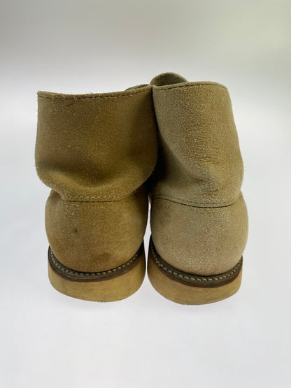 【中古品】【メンズ】 RED WING レッドウィング 8167 犬タグ 6-INCH PLAIN TOE BOOTS 靴 シューズ ブーツ 164-250708-AS-2-min サイズ：8E カラー：ベージュ 万代Net店