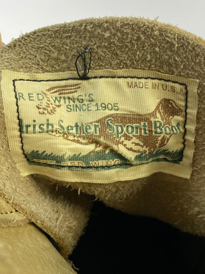 【中古品】【メンズ】 RED WING レッドウィング 8167 犬タグ 6-INCH PLAIN TOE BOOTS 靴 シューズ ブーツ 164-250708-AS-2-min サイズ：8E カラー：ベージュ 万代Net店