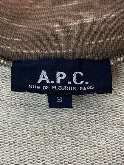【中古品】【レディース】 A.P.C. アーペーセー フランス製 ジップアップパーカー ライトアウター 170-250630-AS-2-min サイズ：3 カラー：ブラウン系 万代Net店