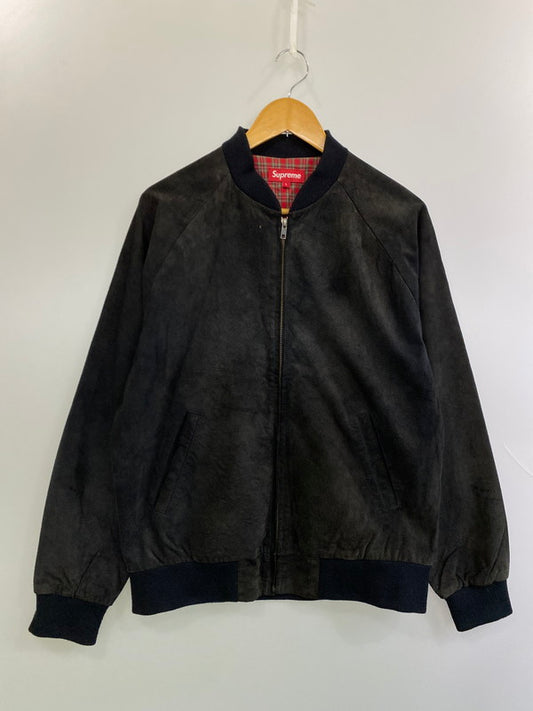 【現状渡し品】【メンズ】 Supreme シュプリーム 12SS SUEDE BOMBER JACKET スエードボンバージャケット 149-250710-ks-05-min サイズ：L 万代Net店