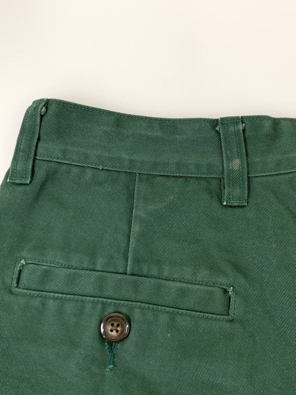 【中古品】【メンズ】 DESCENDANT ディセンダント DC-3 WIDE TWILL TROUSERS トラウザーズパンツ ボトムス 153-250702-yn-12-min サイズ：1 カラー：ダークグリーン 万代Net店