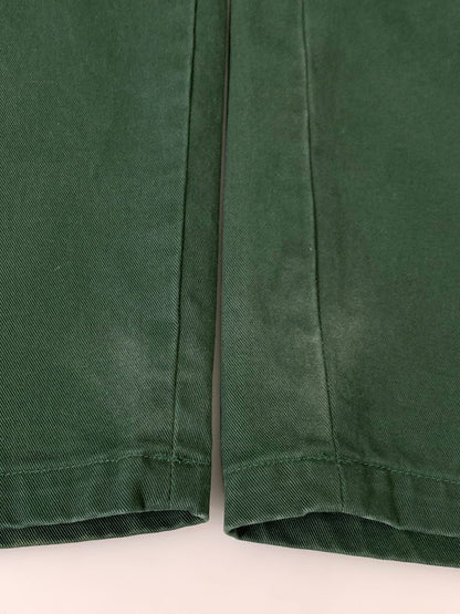 【中古品】【メンズ】 DESCENDANT ディセンダント DC-3 WIDE TWILL TROUSERS トラウザーズパンツ ボトムス 153-250702-yn-12-min サイズ：1 カラー：ダークグリーン 万代Net店