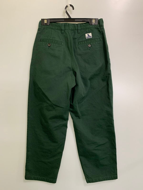 【中古品】【メンズ】 DESCENDANT ディセンダント DC-3 WIDE TWILL TROUSERS トラウザーズパンツ ボトムス 153-250702-yn-12-min サイズ：1 カラー：ダークグリーン 万代Net店