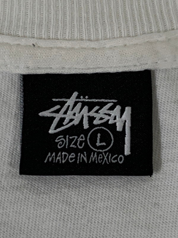 【中古品】【メンズ】 STUSSY ステューシー FRESH GEAR TEE 長袖 Tシャツ トップス 142-250702-ks-08-min サイズ：L カラー：ホワイト 万代Net店
