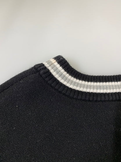 【中古品】【メンズ】 UNKNOWN LONDON アンノウン・ロンドン ニットセーター 142-250702-ks-18-min サイズ：L カラー：ブラック 万代Net店