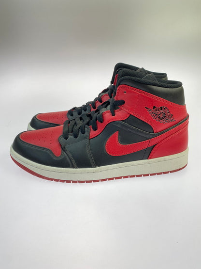 【中古品】【メンズ】 NIKE ナイキ 554724-074 AIR JORDAN １ MID 靴 シューズ スニーカー SNEAKERS 160-250702-ks-31-min サイズ：28.5cm カラー：ブラック/レッド 万代Net店