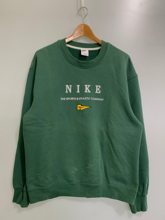 【中古品】【メンズ】 NIKE ナイキ FD0901-333 AS M NSW CRW FLC HWYWT NCPS トップス 148-250702-ks-15-min サイズ：M カラー：グリーン 万代Net店