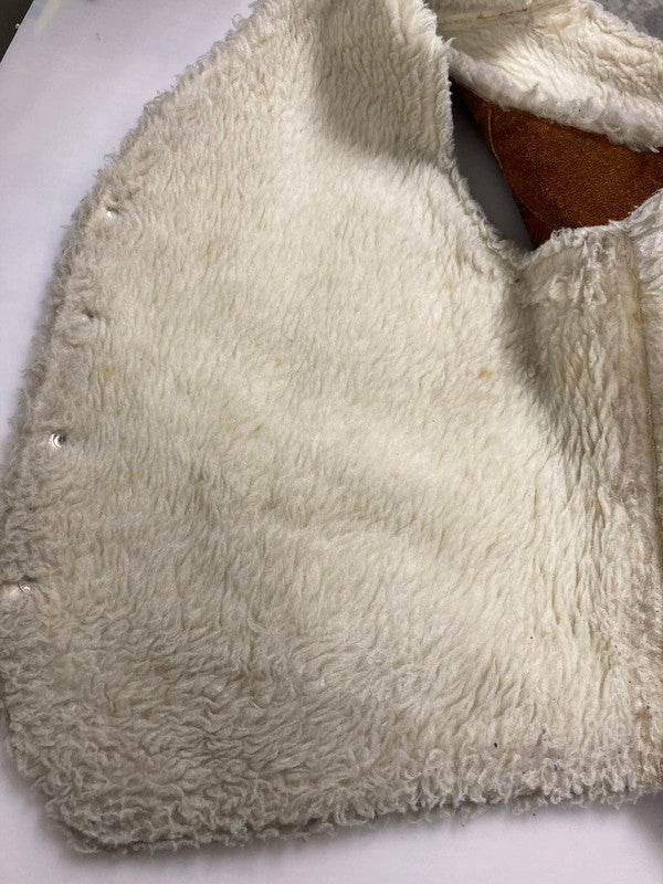 【現状渡し品】【メンズ】 LORD CALVERT ロード キャルバート CARVING LEATHER VEST カービングレザージャケット 146-250706-ks-14-min サイズ：不明 カラー：ブラウン 万代Net店